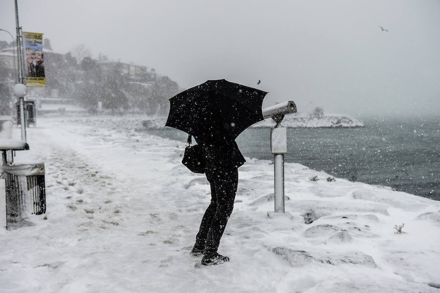 Fotos del Temporal en Estambul