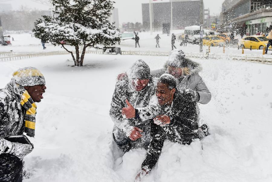 Fotos del Temporal en Estambul