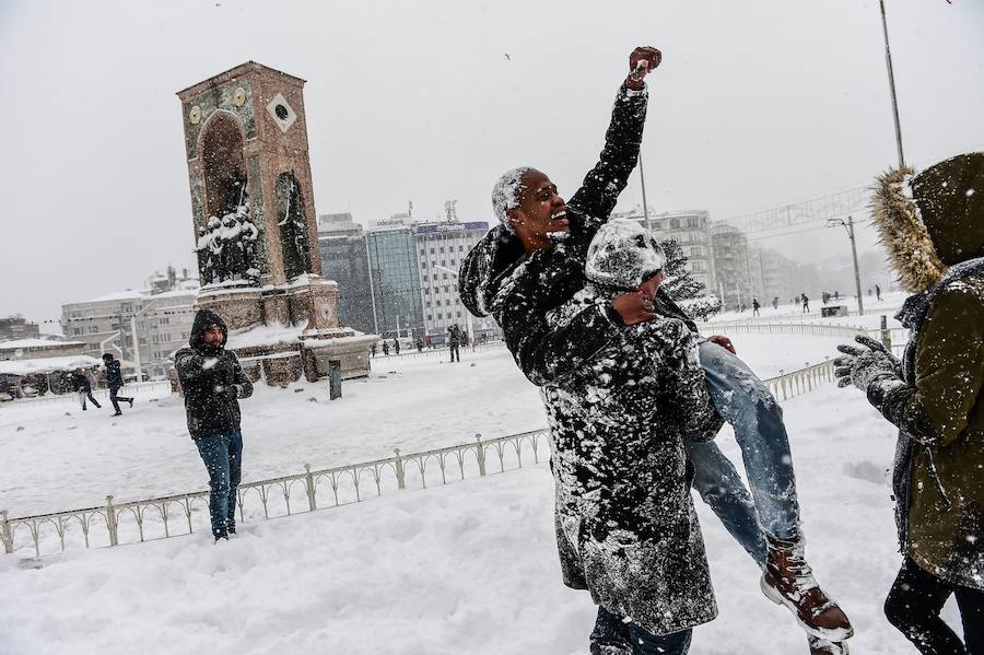 Fotos del Temporal en Estambul