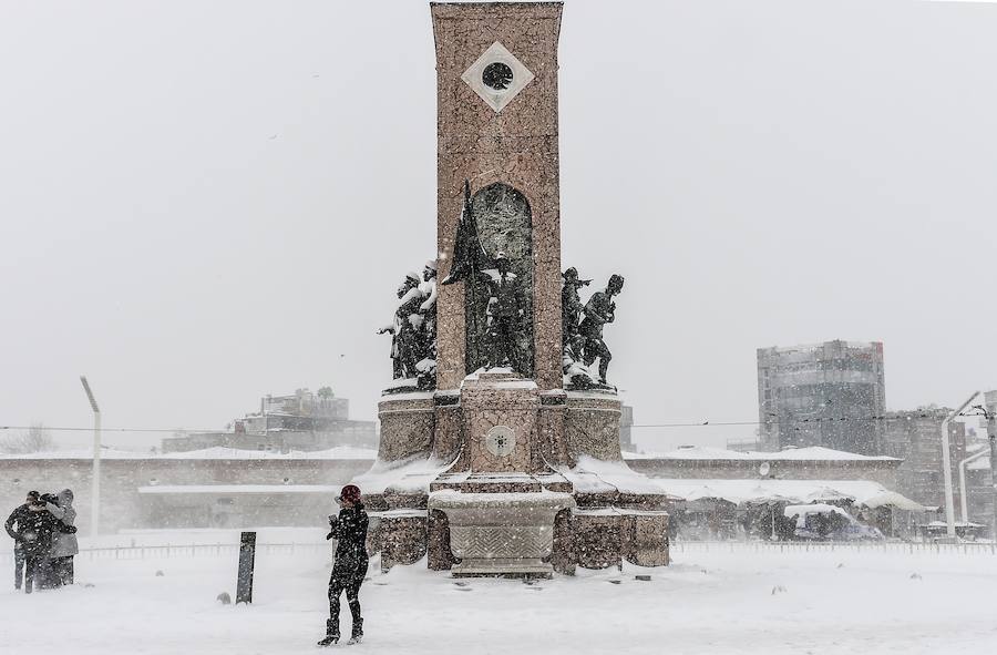 Fotos del Temporal en Estambul