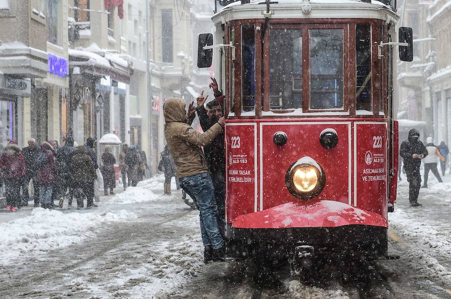 Fotos del Temporal en Estambul