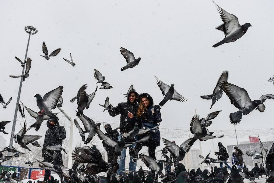 Fotos del Temporal en Estambul