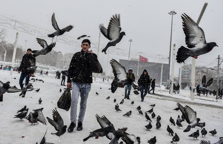 Fotos del Temporal en Estambul