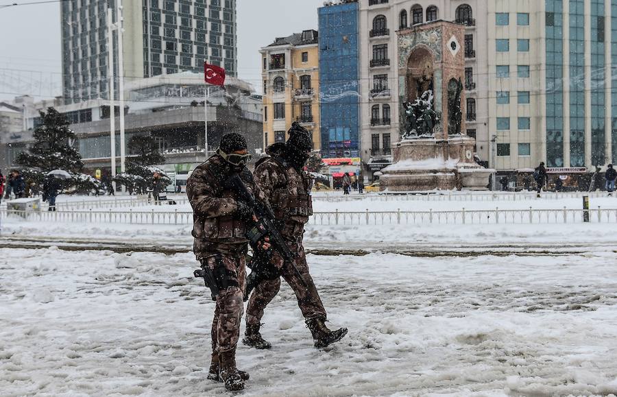 Fotos del Temporal en Estambul