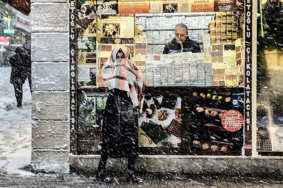 Fotos del Temporal en Estambul