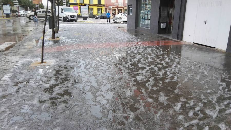 La nieve en Dénia y Xàbia se convierte en hielo