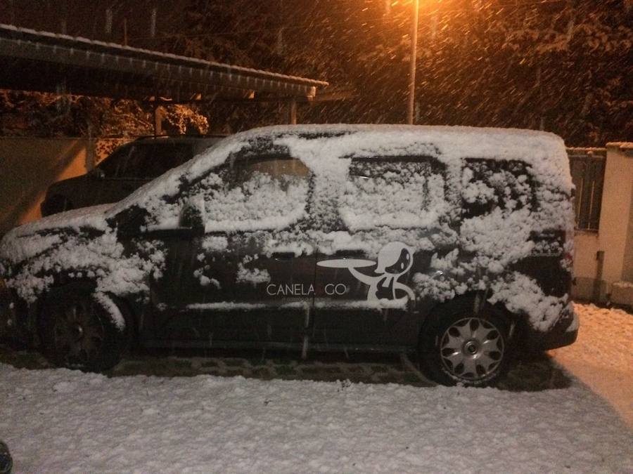 Nieva en Dénia y Xàbia al nivel del mar