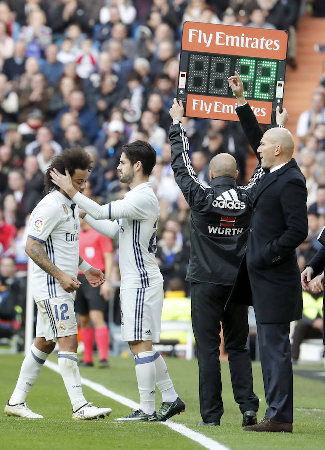 Las imágenes del Real Madrid-Málaga