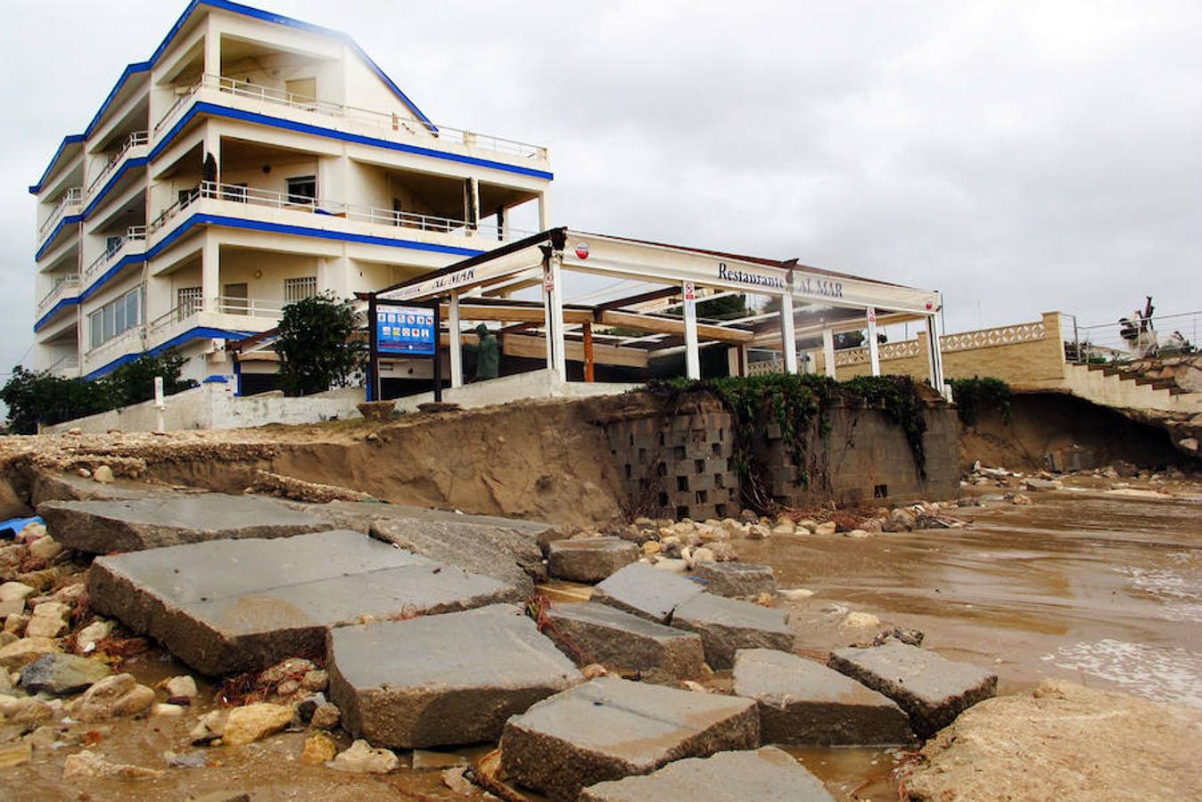 Temporal en Xàbia y Dénia en enero