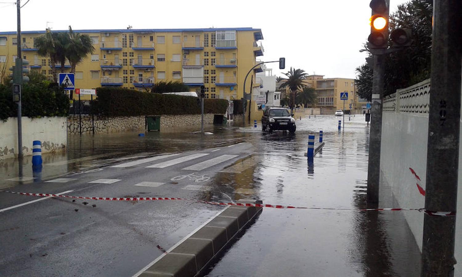 Temporal en Xàbia y Dénia en enero