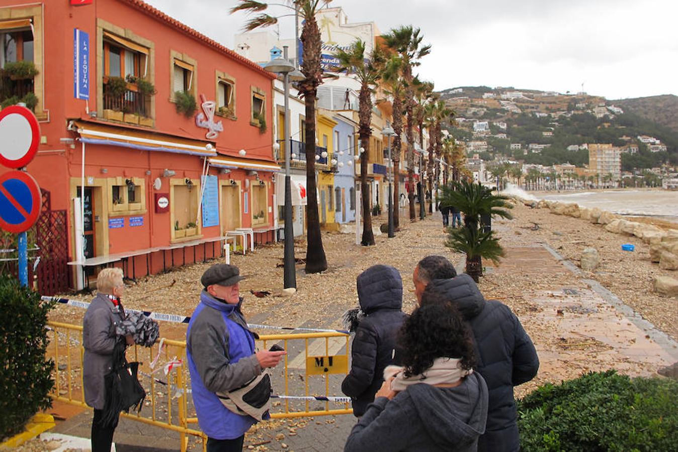 Temporal en Xàbia y Dénia en enero