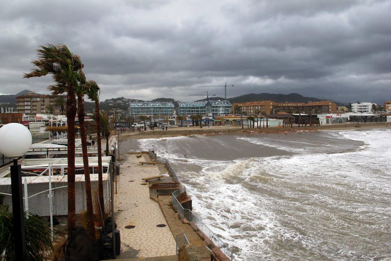 Temporal en Xàbia y Dénia en enero