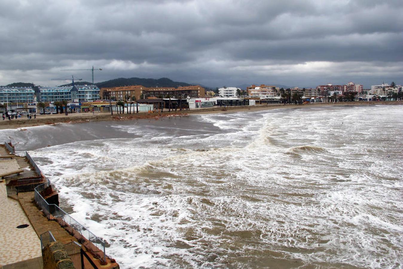 Temporal en Xàbia y Dénia en enero