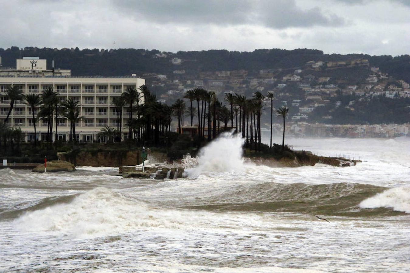 Temporal en Xàbia y Dénia en enero