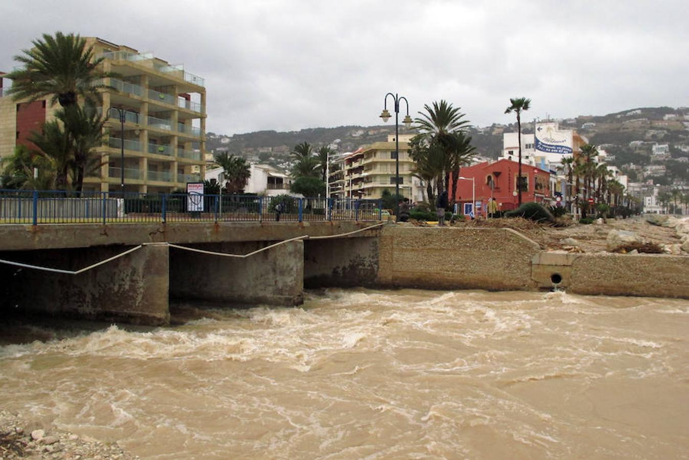 Temporal en Xàbia y Dénia en enero