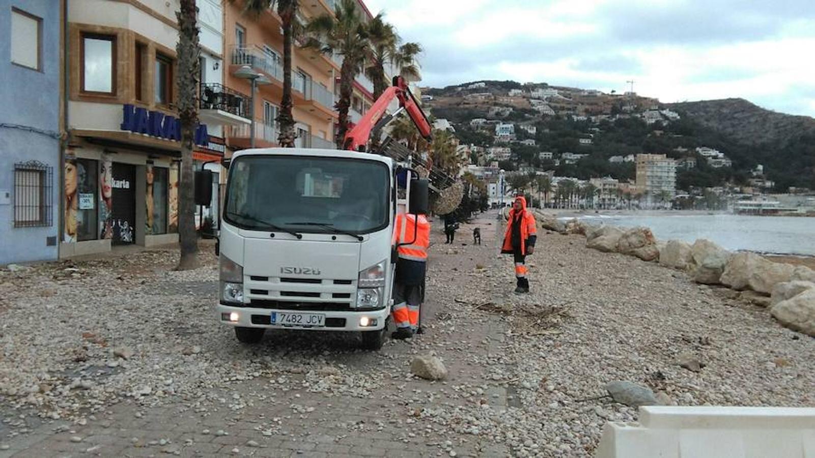 Temporal en Xàbia y Dénia en enero