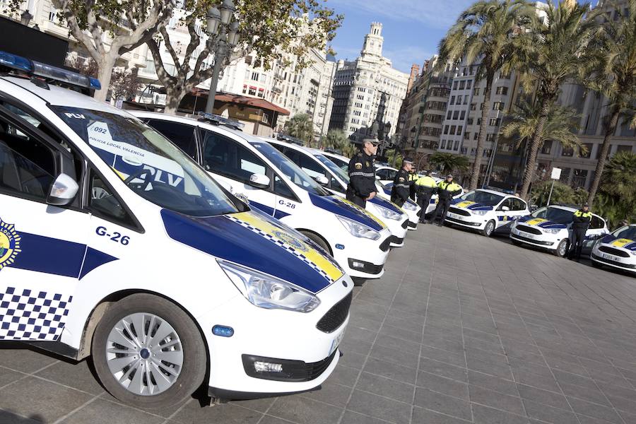 Fotos de los nuevos coches de la Policía Local de Valencia