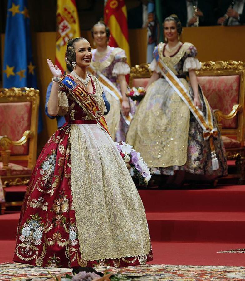 Fotos de la exaltación de la fallera mayor de Valencia, Raquel Alario