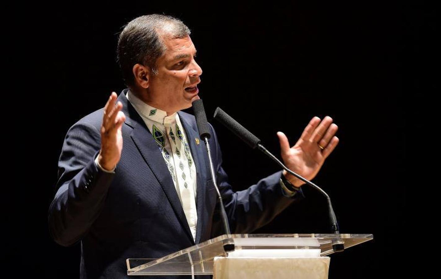 Fotos de Rafael Correa, presidente de Ecuador, en su visita a Valencia