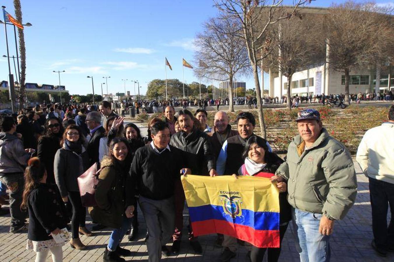 Fotos de Rafael Correa, presidente de Ecuador, en su visita a Valencia