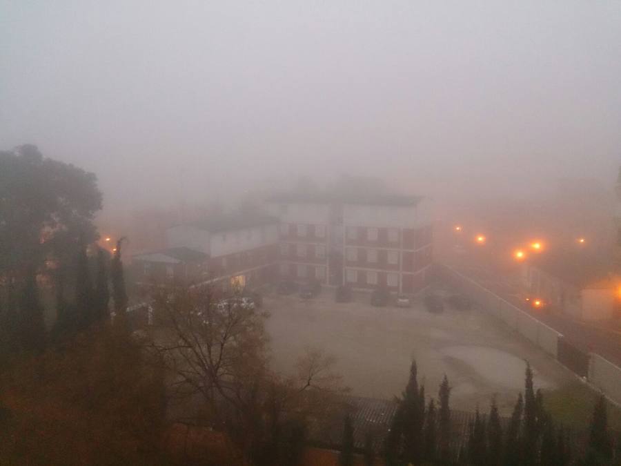 Niebla en Valencia.