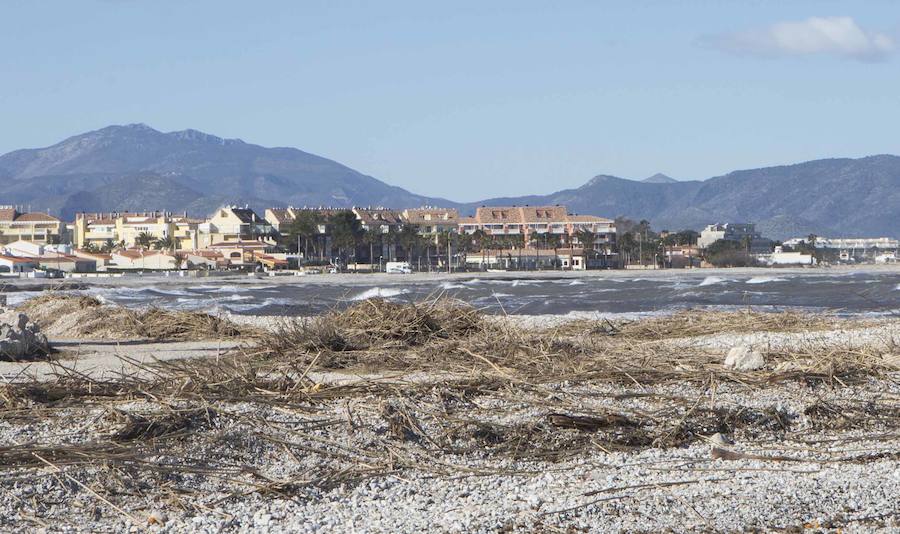 Fotos de los daños del temporal en las playas valencianas