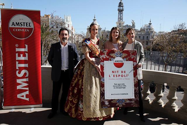 Fotos de la presentación de la mascletà vertical de Ricardo Caballer en las Fallas 2017