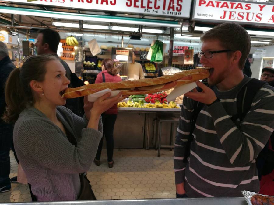 Fotos de &#039;megabocadillos&#039; en Valencia