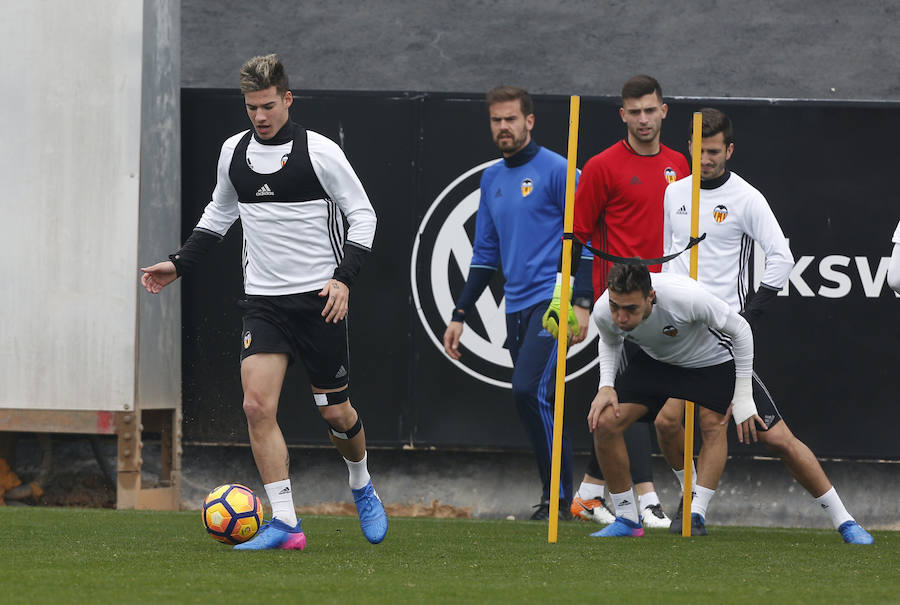 Fotos del entrenamiento del Valencia CF