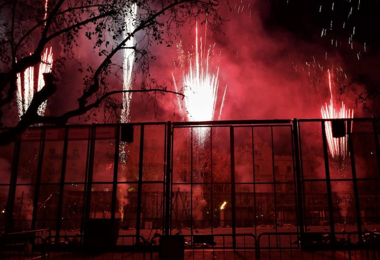 Fotos de la mascletà nocturna del sábado 11 de marzo. Fallas 2017