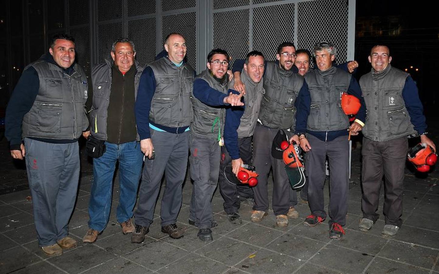 Fotos de la mascletà nocturna del sábado 11 de marzo. Fallas 2017