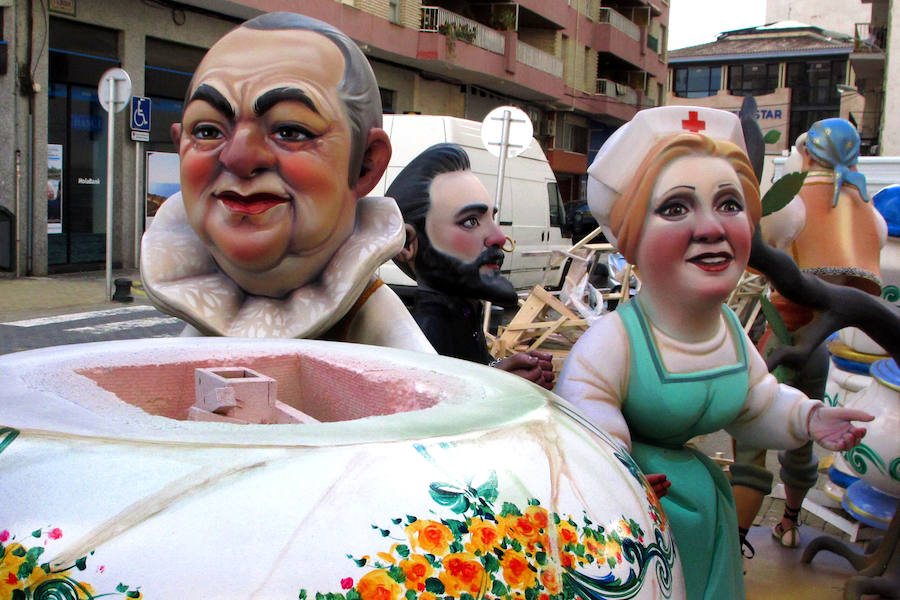 Fotos de las fallas de especial de Dénia