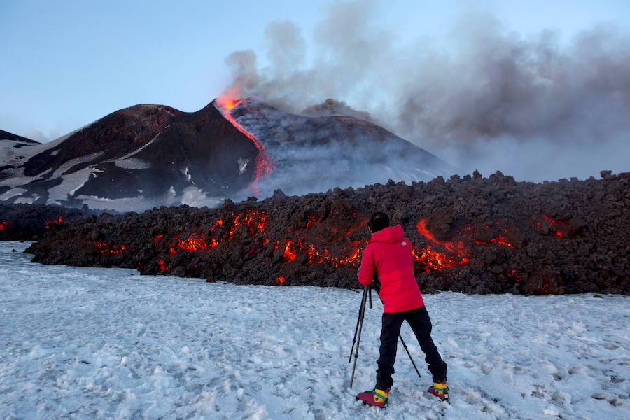 Fotos del volcán Etna