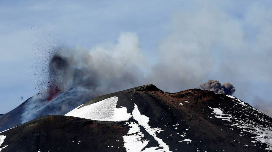 Fotos del volcán Etna