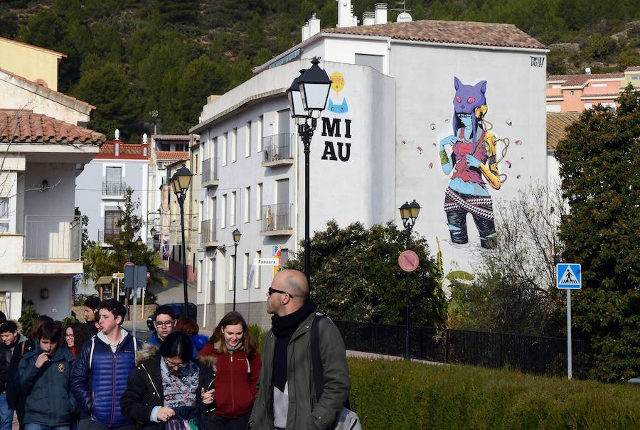 Fotos del arte urbano de Fanzara (Castellón)