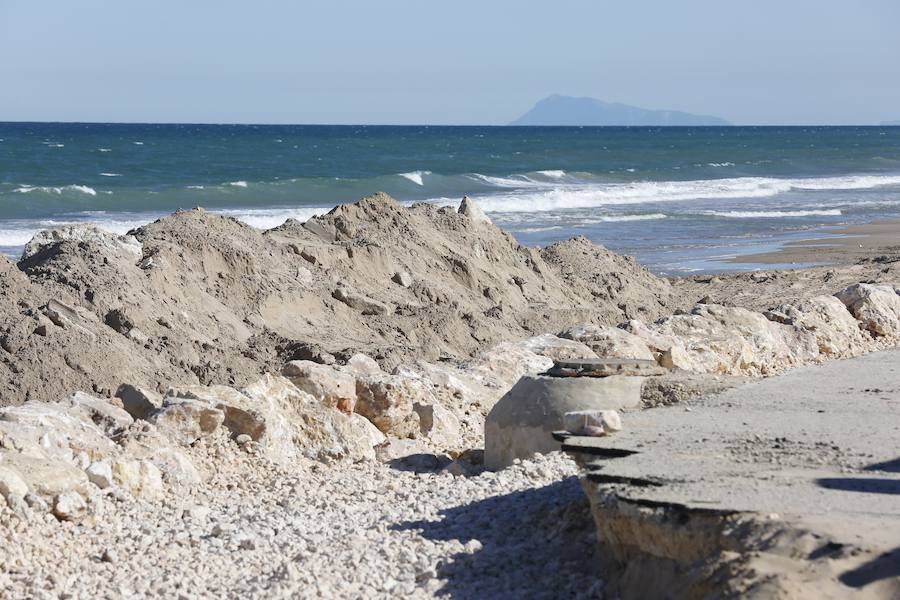 Fotos de las obras de reconstrucción de El Saler