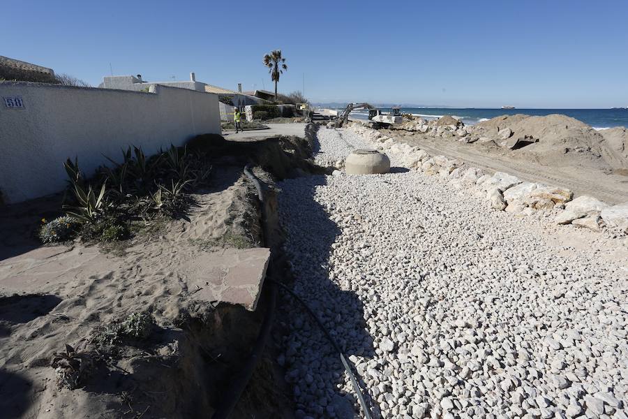 Fotos de las obras de reconstrucción de El Saler