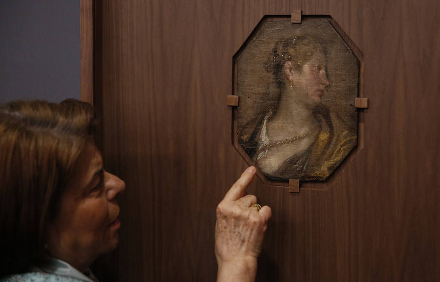 Fotos de la presentación de una pintura de Velázquez en el museo San Pío V