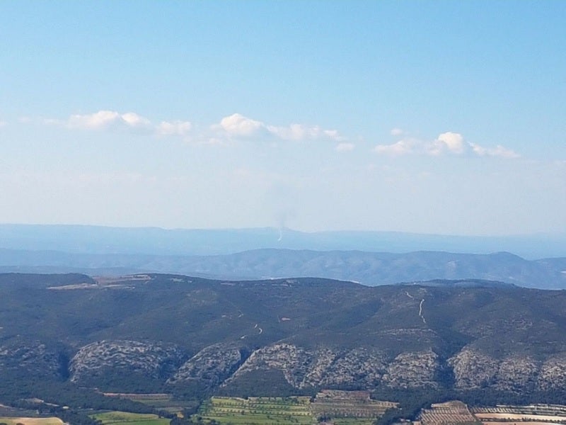 Fotos del incendio en Enguera