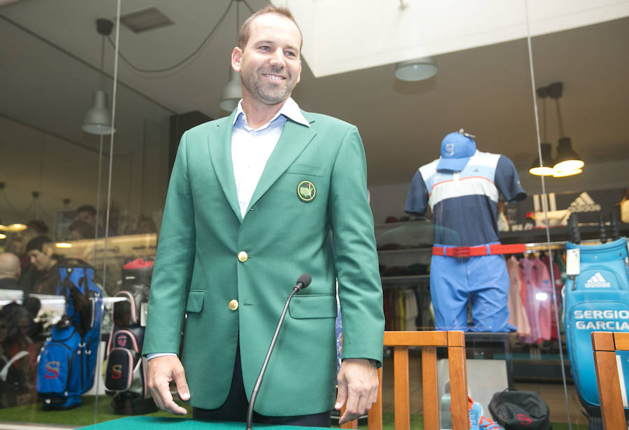 Fotos de la llegada de Sergio García tras ganar el Masters de Augusta