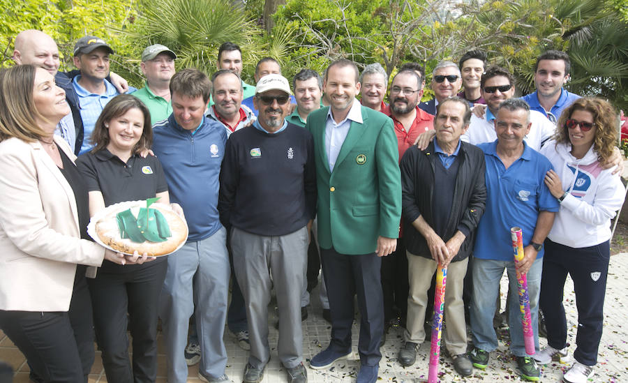 Fotos de la llegada de Sergio García tras ganar el Masters de Augusta