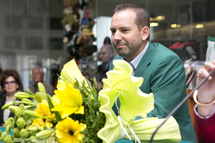 Fotos de la llegada de Sergio García tras ganar el Masters de Augusta