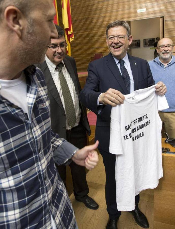 Fotos de la sesión de control a Puig y del pleno de Les Corts