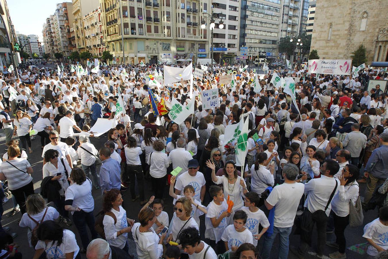 Fotos manifestación libertad educativa (II)