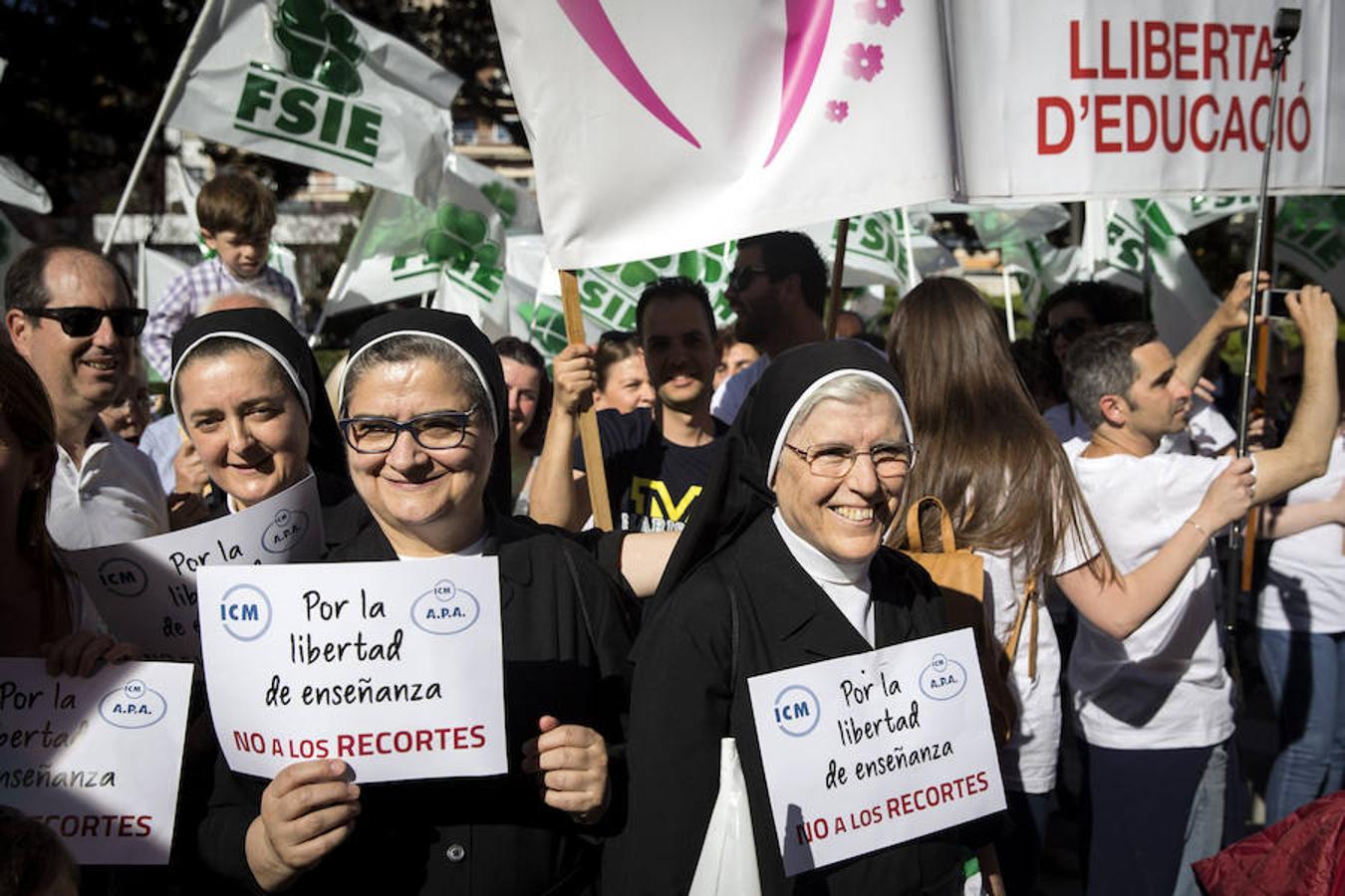 Fotos manifestación por la libertad educativa (I)