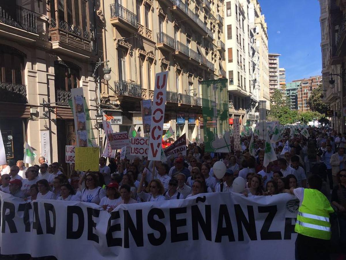 Fotos manifestación por la libertad educativa (I)