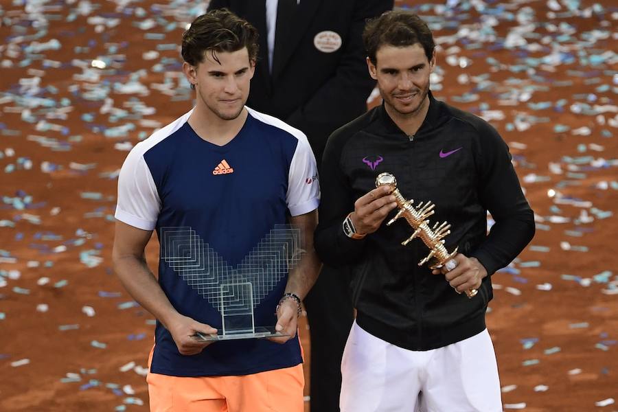 Las mejores imágenes de la final entre Nadal y Thiem