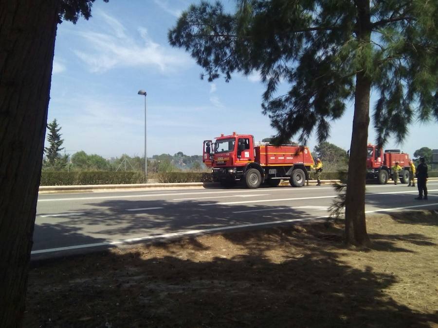 Fotos del incendio en Godella