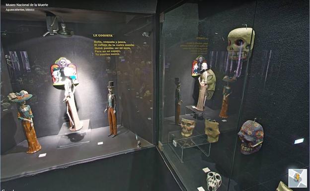 Extracto de la visita virtual del Museo Nacional de la Muerte de México.