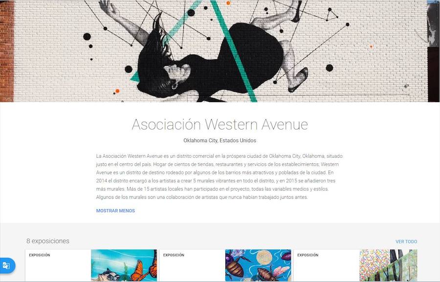 Extracto de la visita virtual del la Asociación Western Avenue.